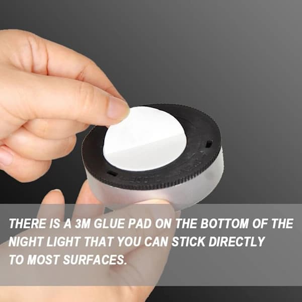 4 dele Touch Light Led Batterilamper - Indendørs Stick-on Push Light