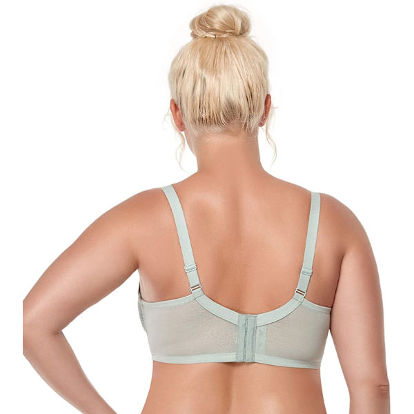 2025 Senaste Modell Bygel Minimizer BH Dam Ovadderad Plus Size BH Full Byst Transparent BH Sexig Spets AD