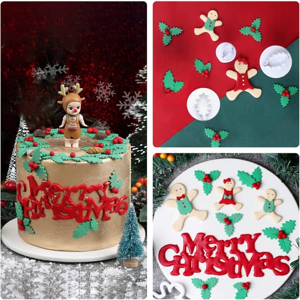 Julgransblad Kakform - Sugarcraft Dekorationsform