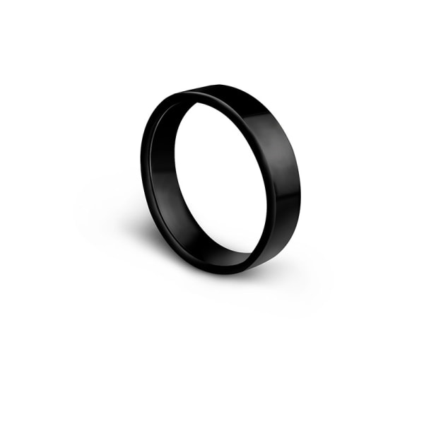 3 titan stål ring innerdiameter 18 mm rostfritt stål finger ring