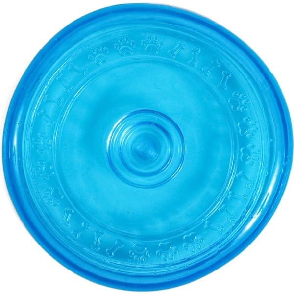 Frisbee hundleksak i gummi - BLÅ