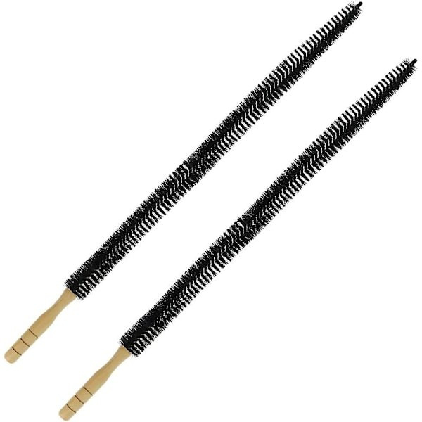 Flexibel 75 cm elementborste 2-pack med trähandtag
