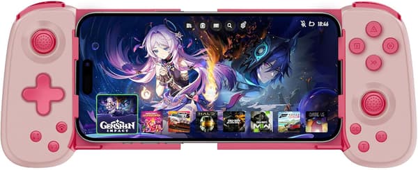 2025 Seneste Model Trådløs Telefoncontroller til iPhone/Android, Mobil Spilcontroller med Hall Joystick Egnet til Xbox Cloud Gaming