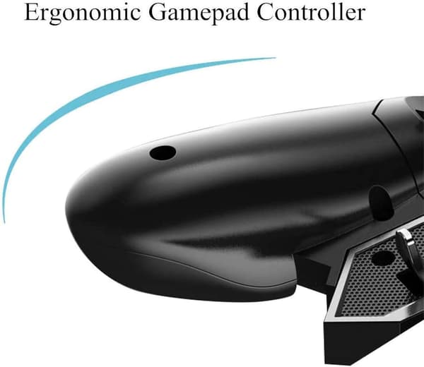 2025 Seneste Model til Mobilspilcontroller, [Opgradering] Telefoncontroller Gamepad med 6 Fingre Trigger Sensitiv Skyd og Sigt Trigger Co