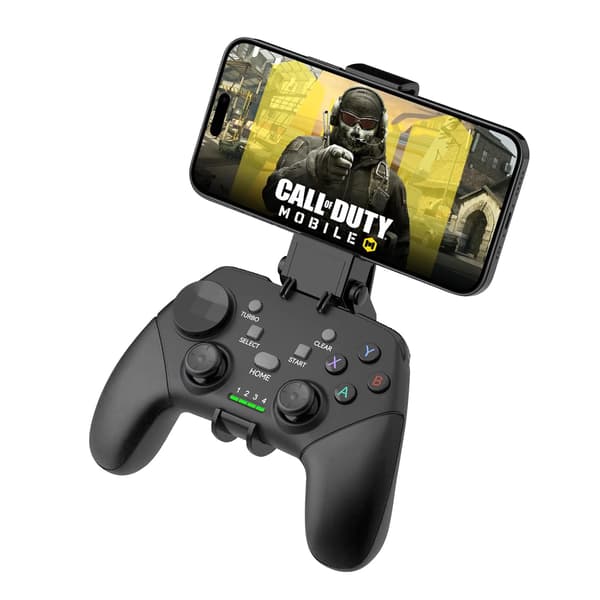 2025 Seneste Model Trådløs Mobil Gaming Controller til iPhone, Android, iPad, Tablet, PC, Telefon Controller med Telefonholder Understøtter Cloud