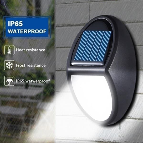10 vandtætte LED solcellevæglamper