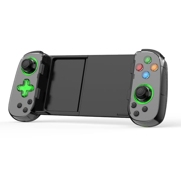 2025 Seneste Model Telefon Controller til iPhone/Android/PC, D7 Trådløs Spilcontroller til Switch/PS3/PS4 med Hall Joystick/Turbo/6-Akset G