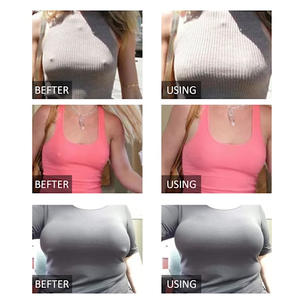 2025 Senaste Modell Osynlig Brösttejp, Anti-Utbuktning Areola Osynlig Bröllops-BH Andningsbar Tejp