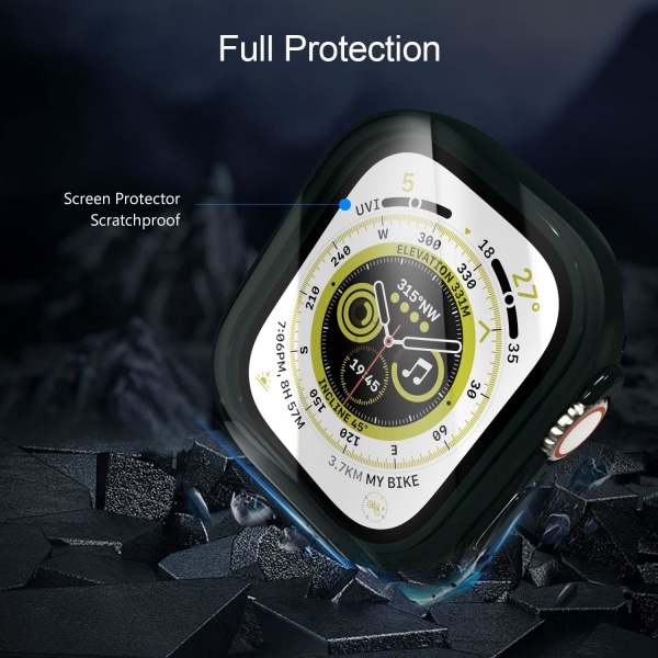 [2-pack] case som är kompatibelt med Apple Watch Ultra Green 49mm