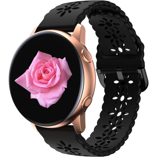 Lace Silikon Watch Band för Galaxy Watch 4 40mm 44mm/ Watch 4 Classic