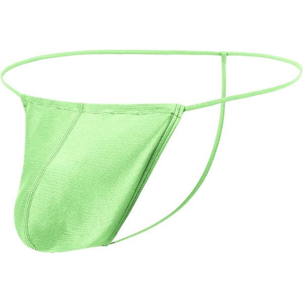 2025 Senaste Modell Herr Tanga Underkläder Stringtrosa Justerbar Bulpåse Sömlös Sexig Badkläder Trosor 1 eller 3-pack Grön 3X-Large