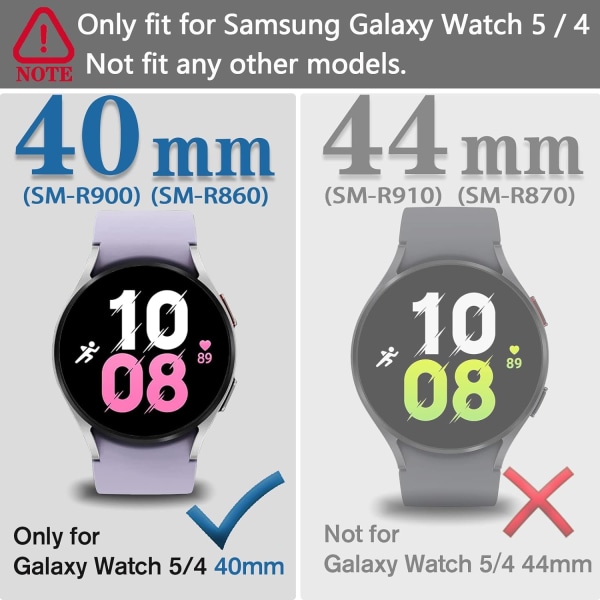 Case som är kompatibelt med Samsung Galaxy Watch 5 2022 / Galaxy Watch 4