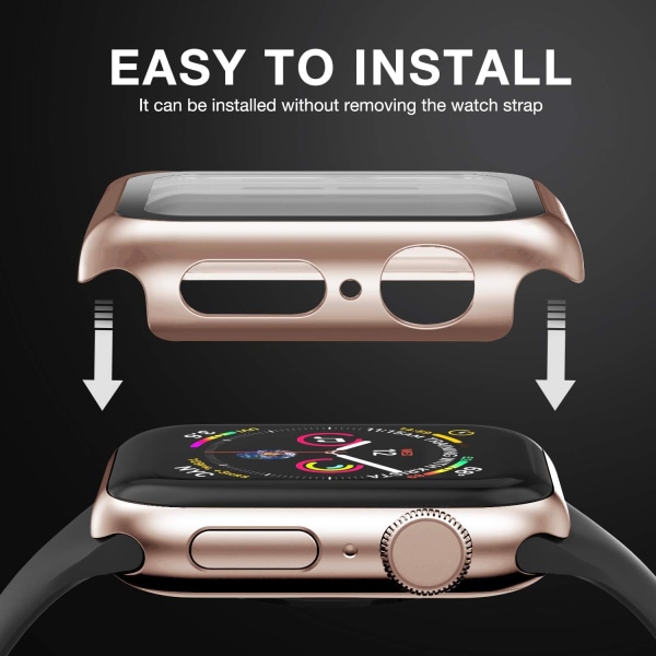 Fodral Kompatibelt med Apple Watch 42MM Serie rose gold 3/2/1 42mm