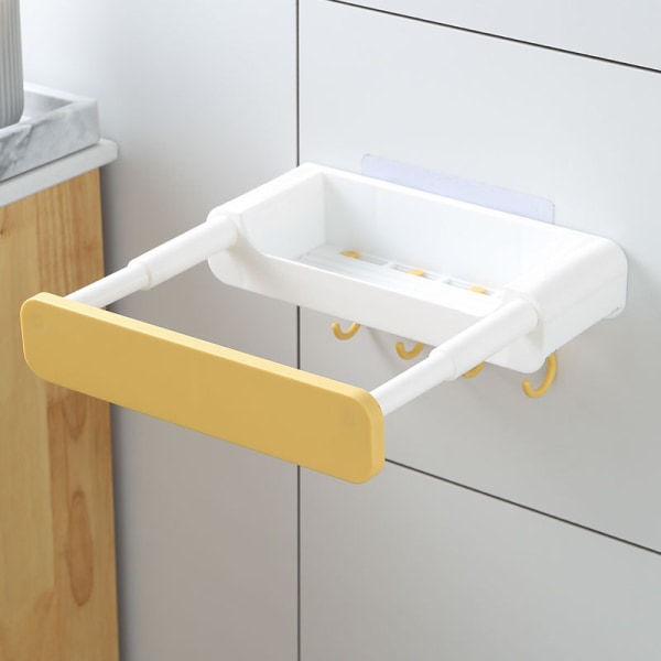 Stansad tejpkrok Tvättställsställ, justerbart tvättställ yellow 26.5*25cm