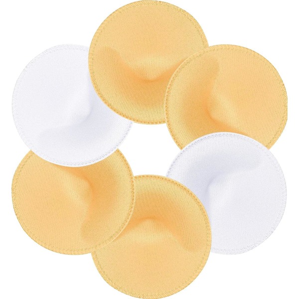 3 par runda bh-inlägg Push Up bröst inlägg sy 2 Beige 1 White A/B