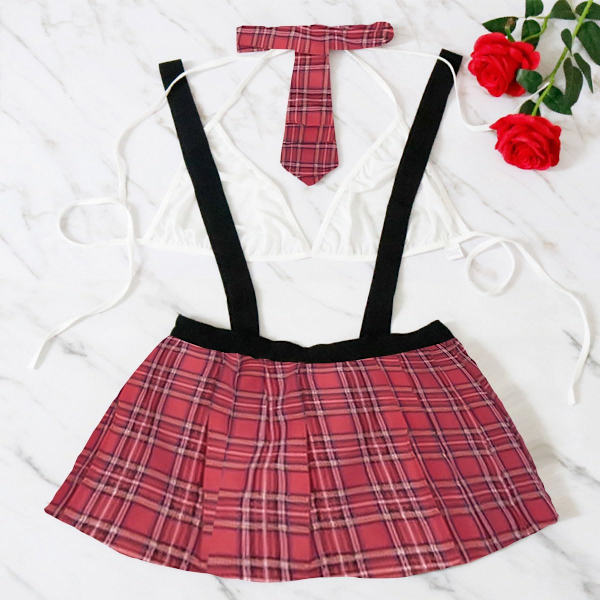 2025 Senaste Modellen Plus Size Skolflicka Kostym för Kvinnor, Sexiga Skolunderkläder för Kvinnor Stygg Skolflicka Kostym Outfit Cosplay Se