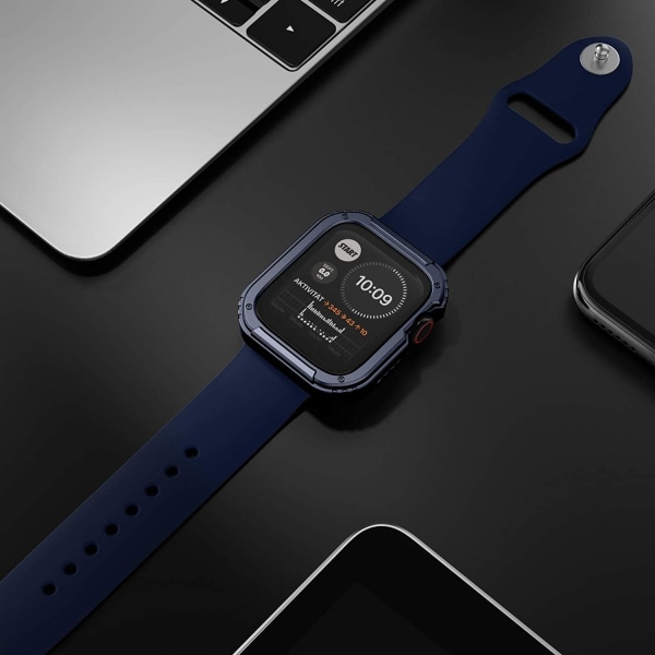 Robust Apple Watch Case 40Mm Series Se 6/5/4 med skärmskydd Blue 40mm