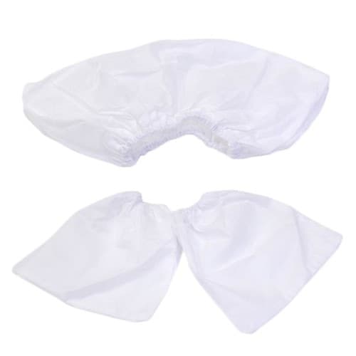 10-pack nageldammsugarpåsar, non-woven tyg, vit.