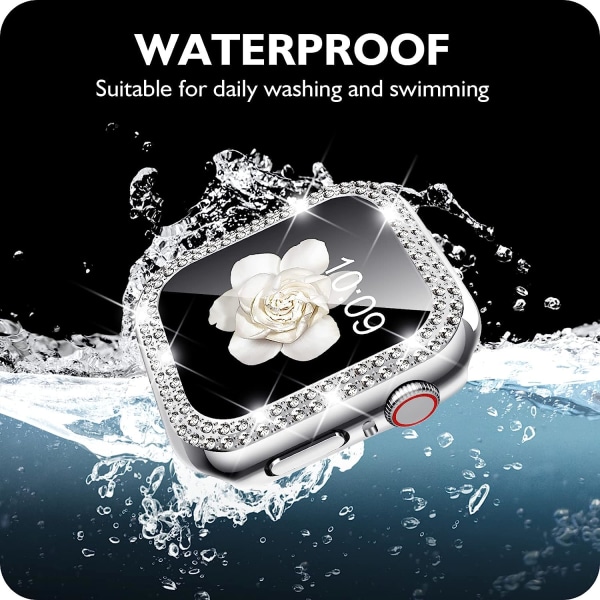 Kompatibel för Apple Watch Case Bumper Cover Ultra Series 8 7 6 5 4 3 5-Pack 1 45mm
