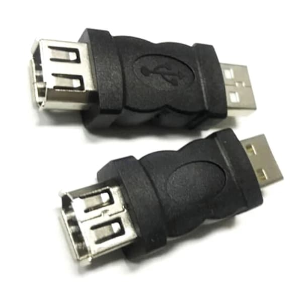 1394 6-pin hunn til USB 2.0 Type A hann-adapter