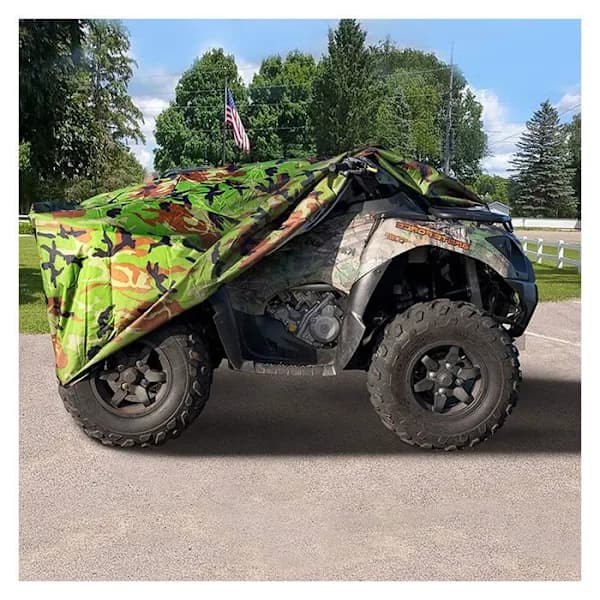 ATV-överdrag för utomhusbruk, vattentätt UV-beständigt kamouflage 210D [JUN]
