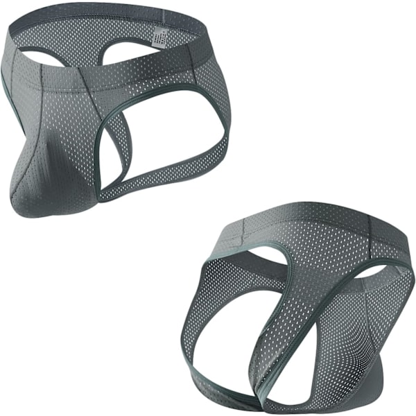 2025 Senaste Modell Herr 5-Pack Jockstrap Sömlösa Underkläder Stringkalsonger Mesh Jock Strap Atletisk Support 5-pack Large