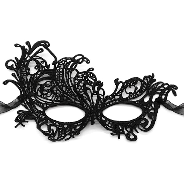 2025 Senaste Modell Maskeradmask för Kvinnor Spets Ögonmask Venetiansk Halloweenmask för Kostymfest Bal