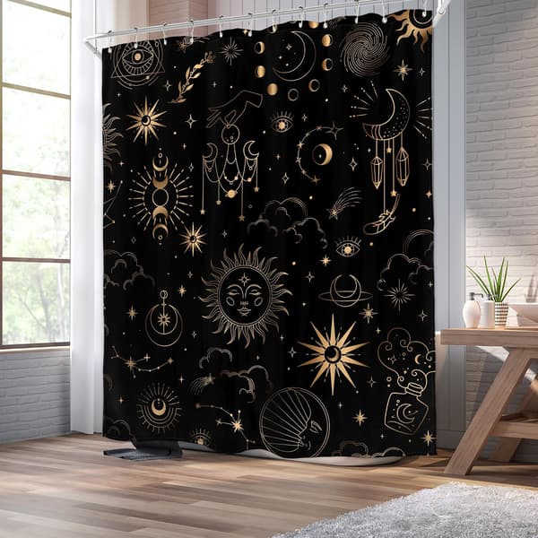 Celestial Duschdraperi - Sol Månfas Astrologi