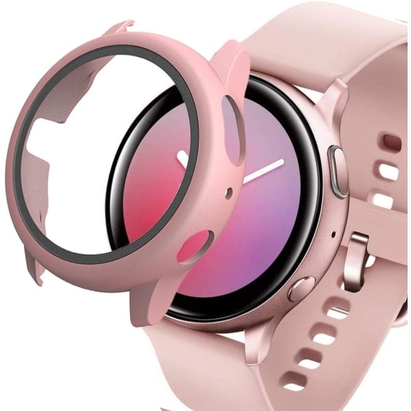 Kompatibel med Galaxy Watch Active 2 44 mm case med skärmskydd