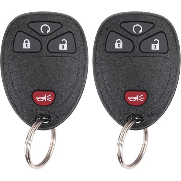 Nyckelfob Fjärrkontroll för Nyckellös Entré Kompatibel med Chevrolet Silverado Traverse Avalanche, GMC Sierra, Pontiac Torrent, Saturn Outlook V