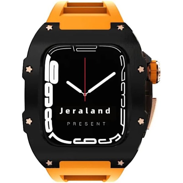 Rm mod-kit för Apple Watch Series 8 7 45 mm Metall Orangebr FOR 8 7 45MM