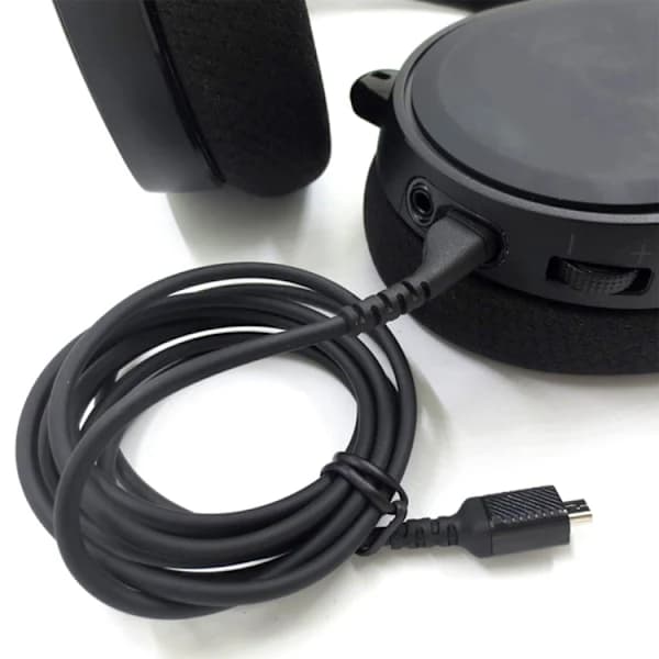 Audiokabel 8-Pin til Steelseries Arctis 3/5/7 - Sort