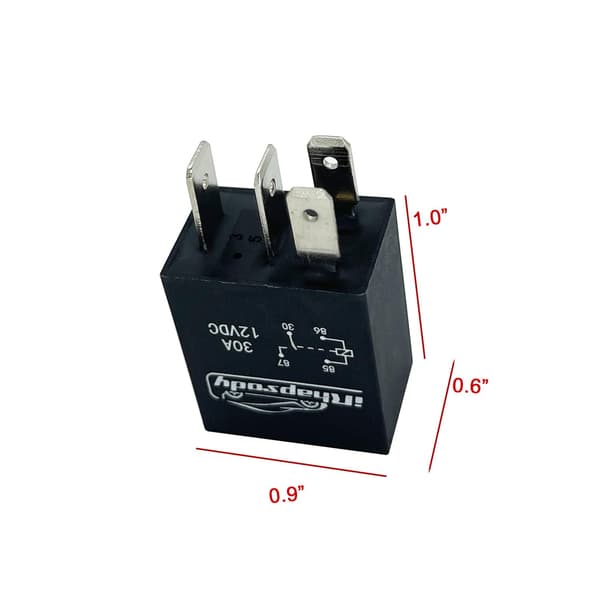 12vdc 30amp 4-pin Spst Multi-Purpose Starter Relay, Automotive Replacement Relays