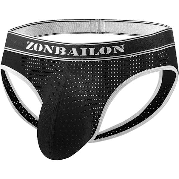 2025 Senaste Modell Herr Jockstrap Underkläder 1st-svart Medium