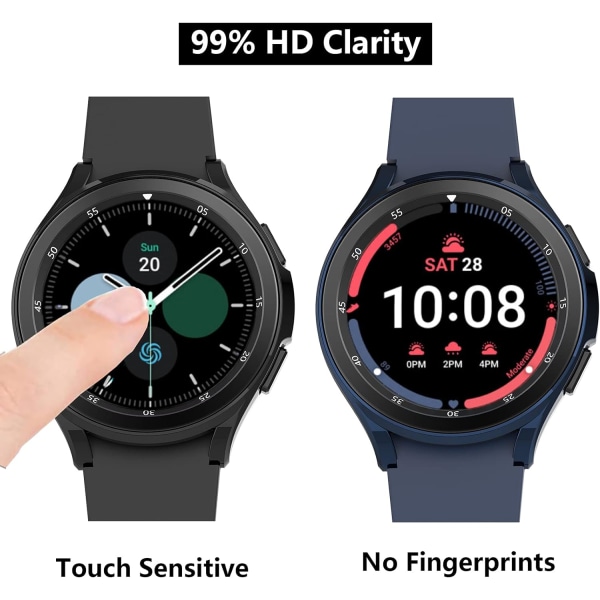 [3+3] Case med skärmskydd för Samsung Galaxy Watch 4