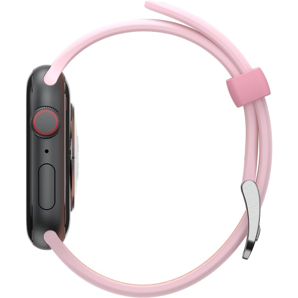 Heldagsband för Apple Watch 42mm/44mm/45mm Pink/Orange 42/44/45mm