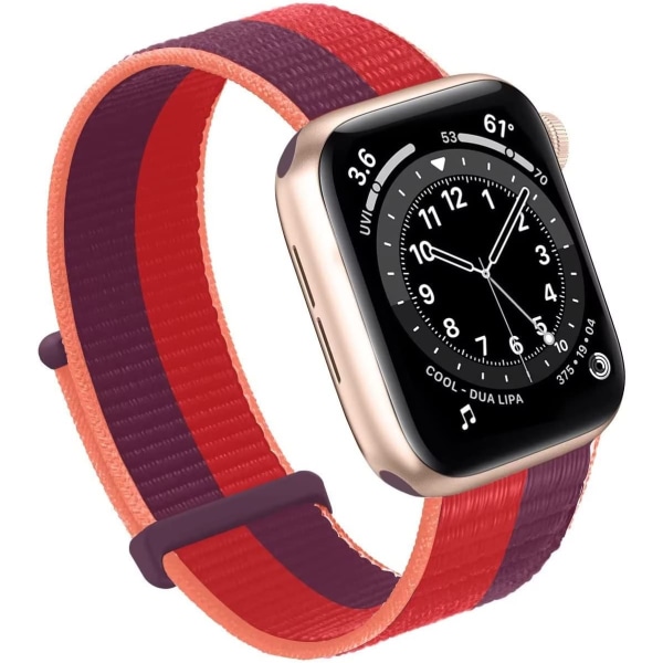 Kompatibel med Apple Watch-armband 49MM 45MM 44MM 42MM 41MM bilateral red 38/40/41mm