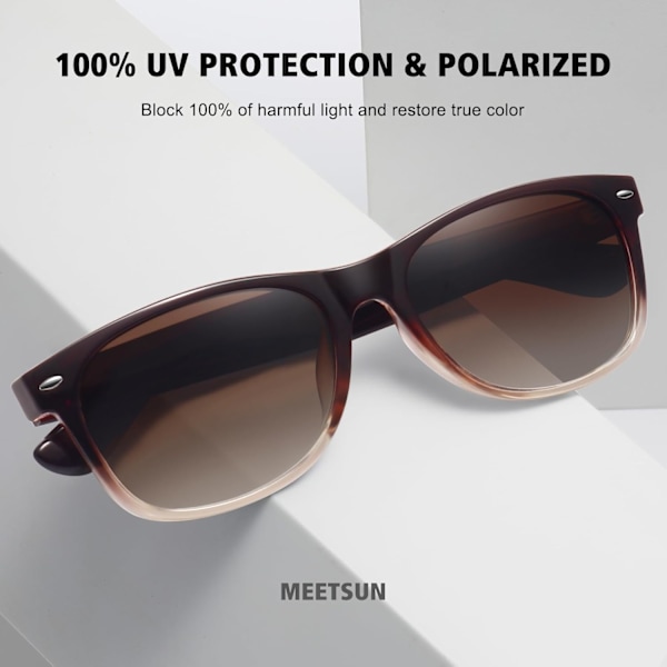 2025 Senaste Modell Klassiska Polariserade Solglasögon för Kvinnor Män Trendiga Retro Solglasögon för Bilkörning UV-Skydd (3-pack) (3-pack) Bla