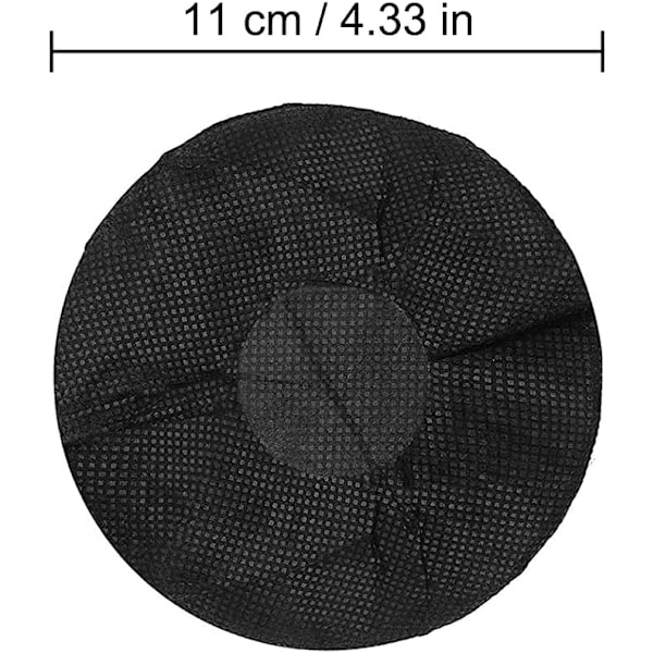 100 st svarta engångsöronskydd för hörlurar