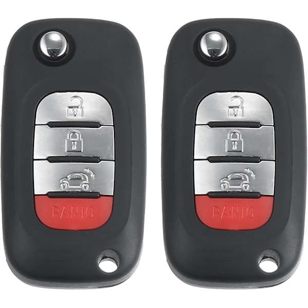 CWTWB1G767 4-knapps Fällbar Bil Nyckellös Fjärrkontroll Nyckelbricka Proximity Smart Fob för Smart Forfour 2015-2017 Fortwo 2015-2017