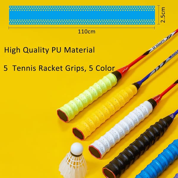 Superabsorberende Racketgrep Tape Sett - Tennis, Badminton, Squash Racketgrep