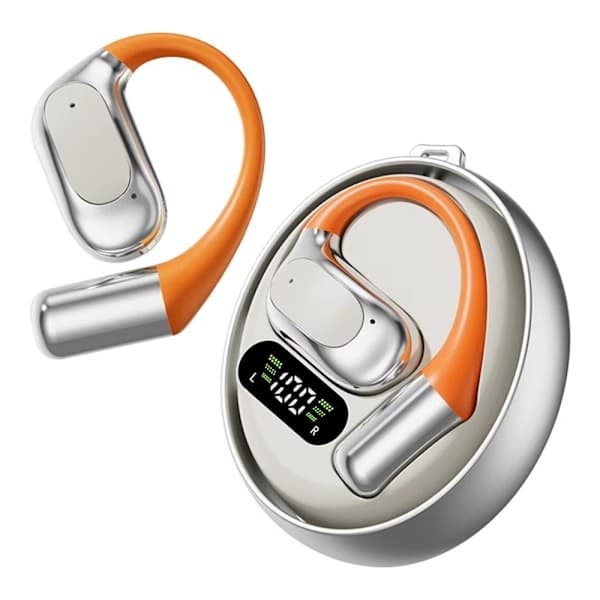 144-sprogs oversætter, smart oversætter, Bluetooth realtidsoversætter, grå.
