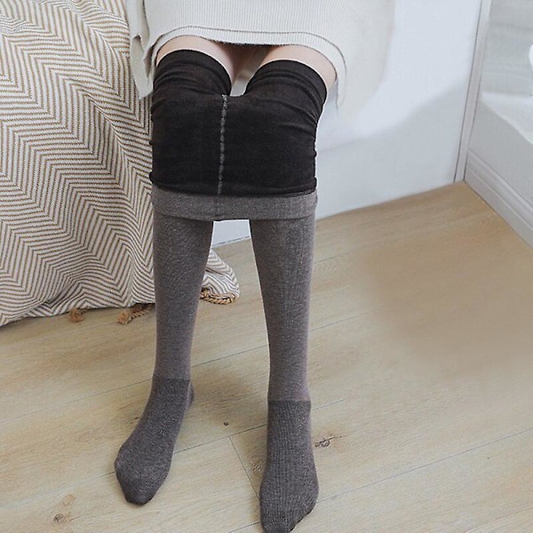 2025 Senaste Modell Vinter Varma Fleece Leggings Tights För Kvinnor Damer Sexiga Termiska Sammet