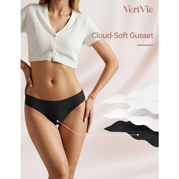 2025 Senaste Modellen Sömlös Trosa för Kvinnor Osynlig Anti Camel Toe Underkläder Tränings Trosor Sexig Bekväm G-String Trosor B
