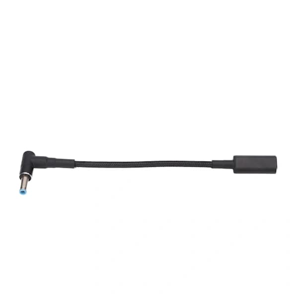 USB C til DC 4,5x0,6 mm adapter for HP bærbar lading