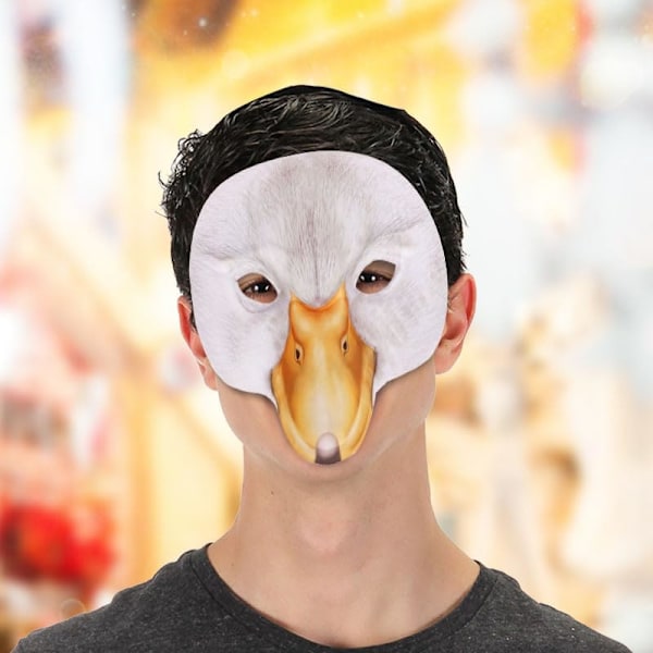 2025 Senaste Modell 1 st Halloween Ankhuvud Mask Djur Anka Mask Halloween Nyhet Rolig Mask för Halloween Påsk Cosplay Maskerad