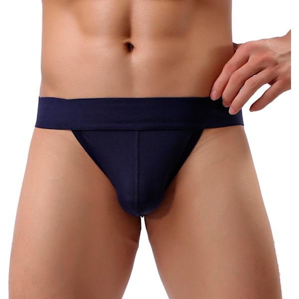 2025 Senaste Modell Herr Jockstrap Sportkalsonger Underkläder Atletiskt Stöd för Män 4-pack Mix X-Large