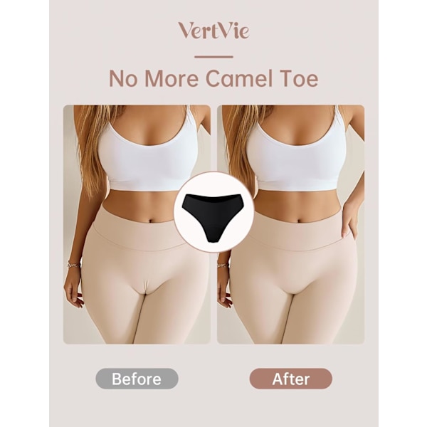 2025 Senaste Modellen Sömlös Trosa för Kvinnor Osynlig Anti Camel Toe Underkläder Tränings Trosor Sexig Bekväm G-String Trosor B
