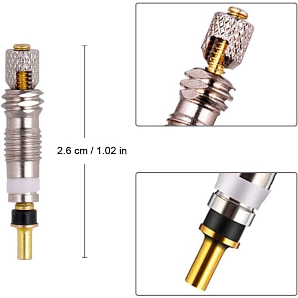 17-delad Presta-ventil, ventiladapter