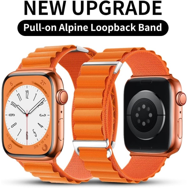 Sport Alpine Loop Armband Kompatibel med Apple Watch 38mm 40mm